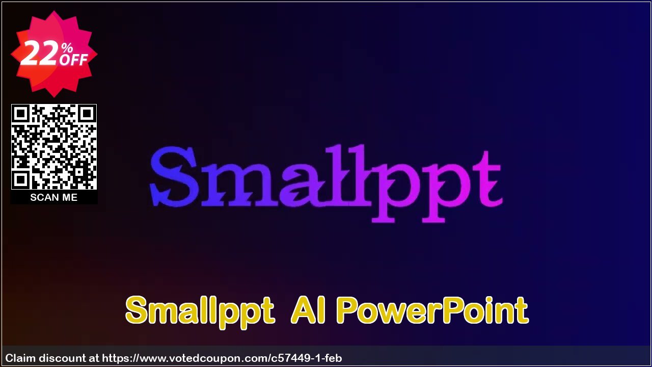 Smallppt  AI PowerPoint Coupon Code Feb 2025, 22% OFF - VotedCoupon