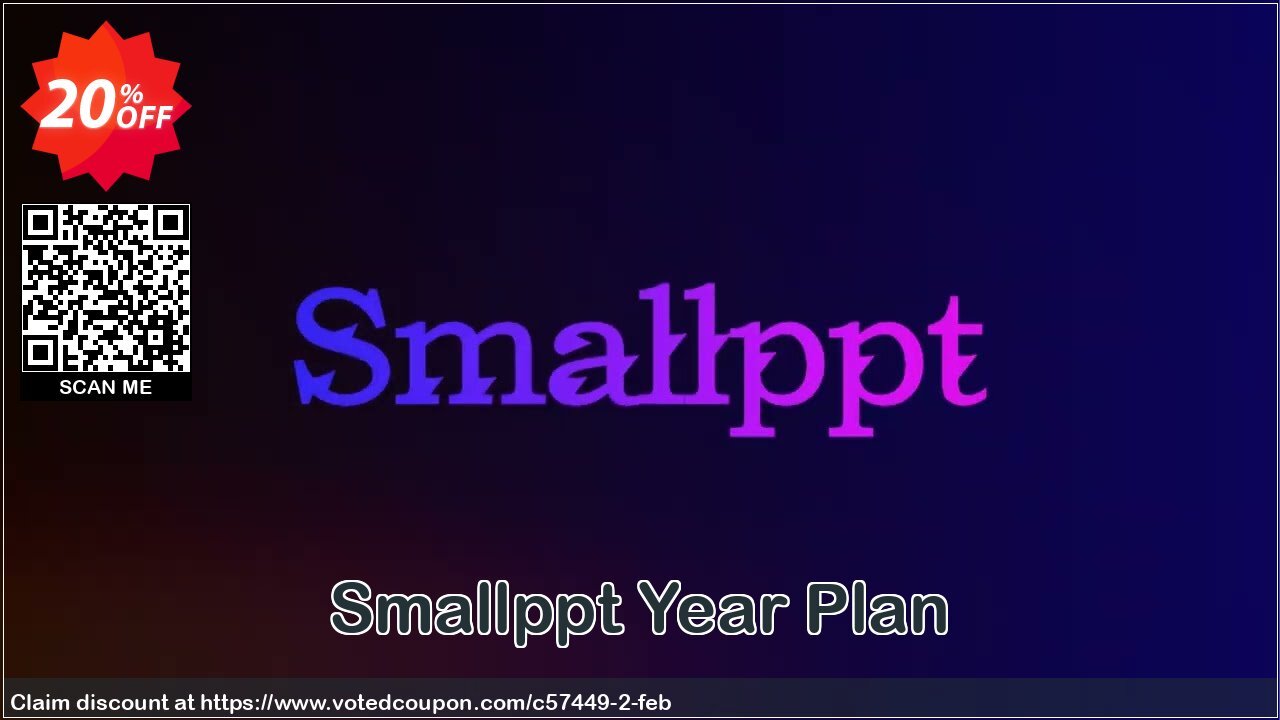 Smallppt Year Plan Coupon Code Feb 2025, 20% OFF - VotedCoupon