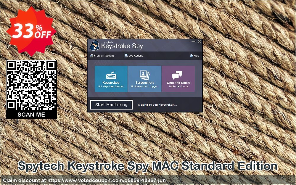 Spytech Keystroke Spy MAC Standard Edition