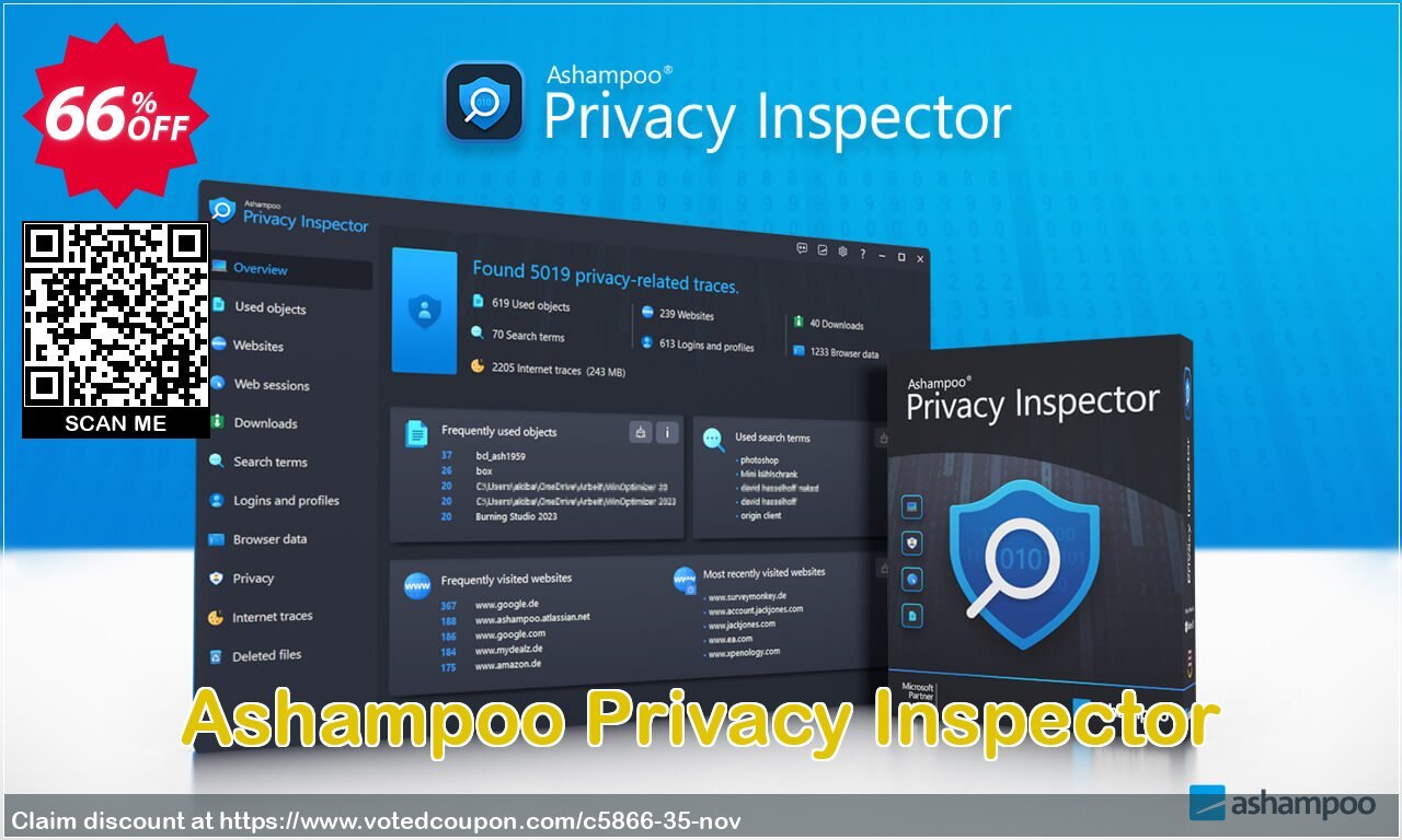 Ashampoo Privacy Inspector 2 Coupon Code Mar 2025, 66% OFF - VotedCoupon