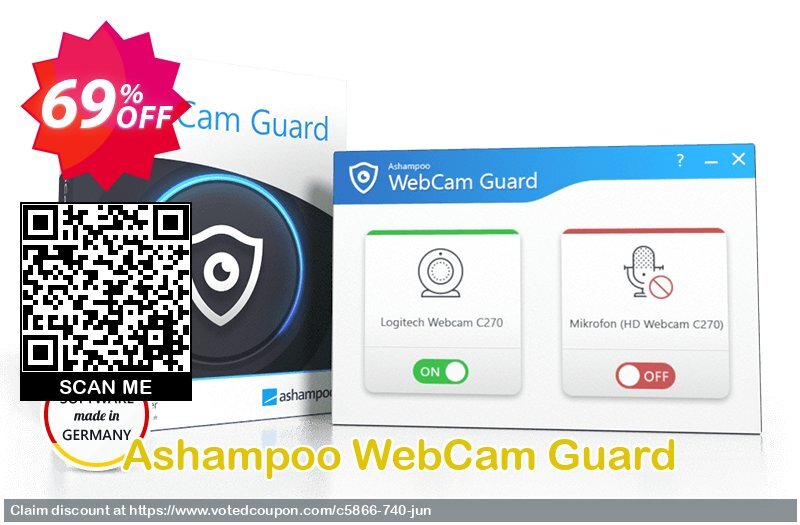 Ashampoo WebCam Guard Coupon, discount 30% OFF Ashampoo WebCam Guard, verified. Promotion: Wonderful discounts code of Ashampoo WebCam Guard, tested & approved