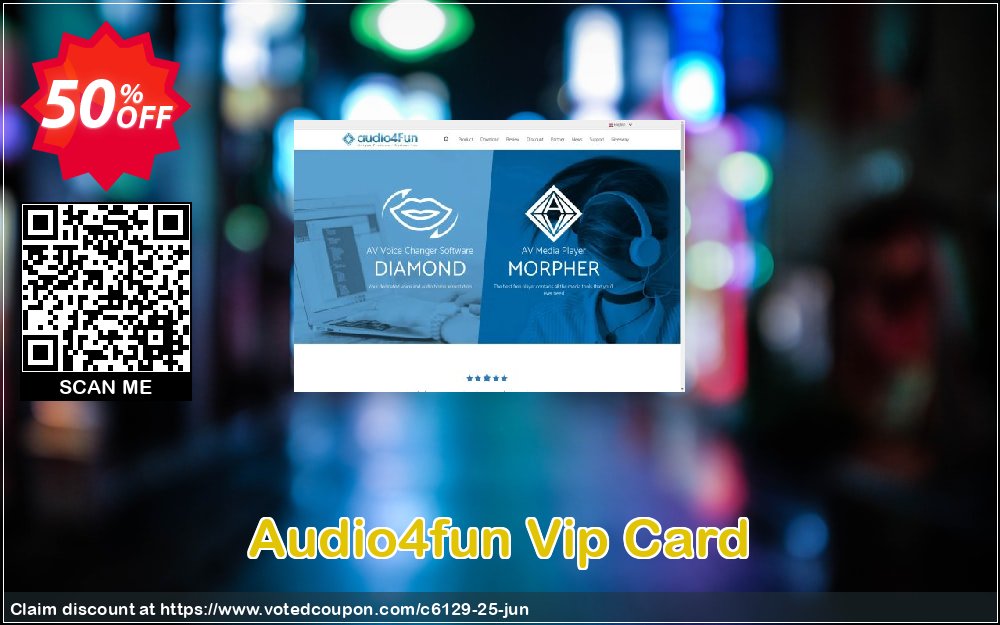 Audio4fun Vip Card