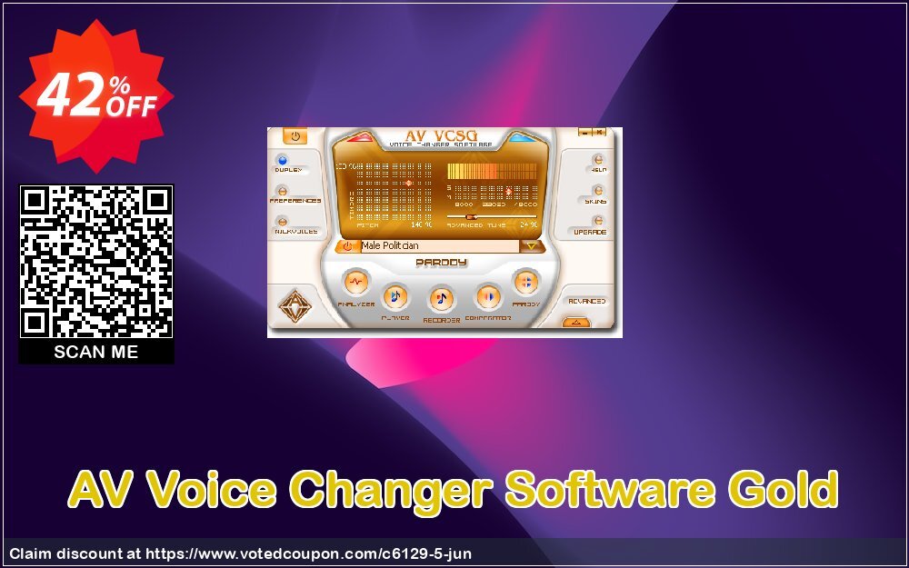 AV Voice Changer Software Gold Coupon Code Jun 2024, 42% OFF - VotedCoupon
