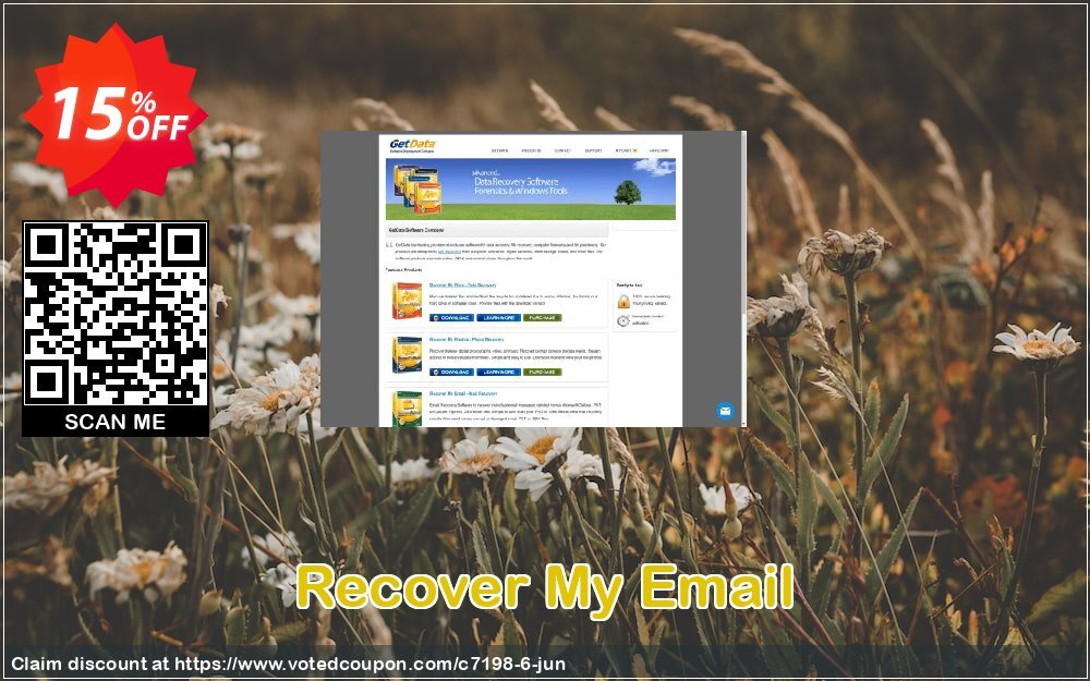 Recover My Email Coupon, discount Getdata Software coupon (7198). Promotion: Getdata Software discount (7198)