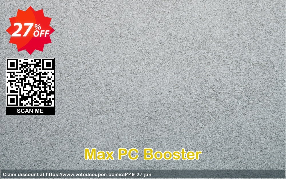 27% OFF Max PC Booster Coupon Code, Dec 