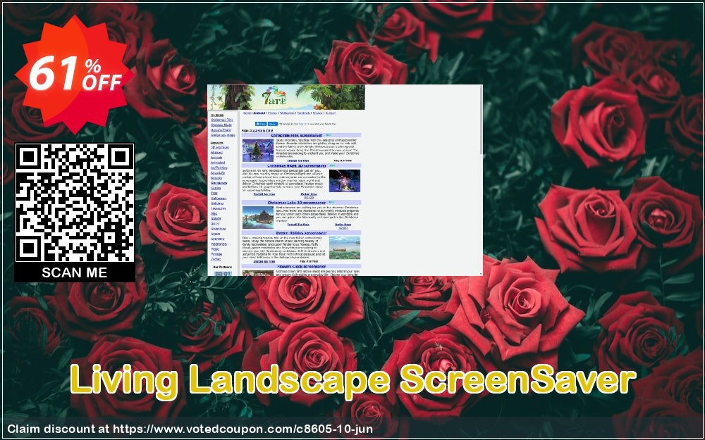 Living Landscape ScreenSaver Coupon, discount 60% discount Cart. Promotion: 