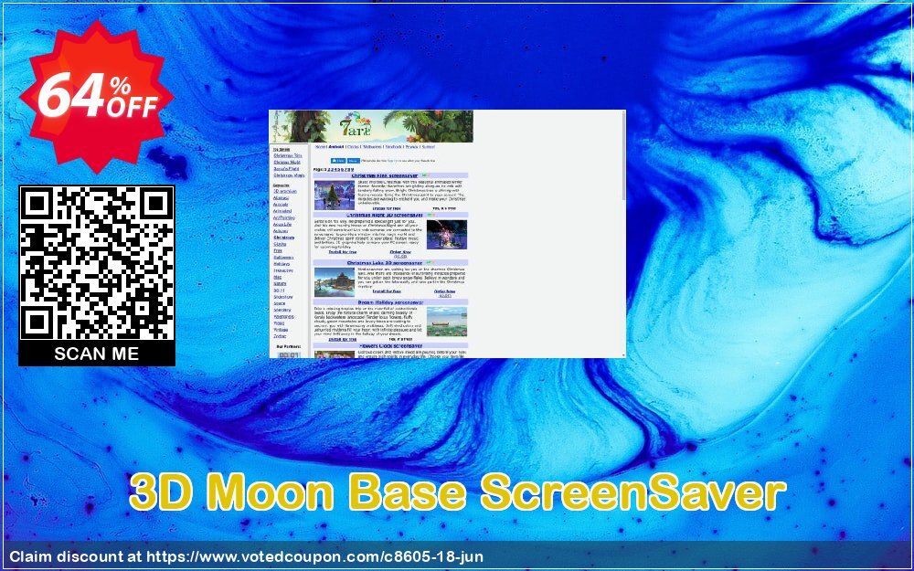 3D Moon Base ScreenSaver Coupon, discount 60% discount Cart. Promotion: 