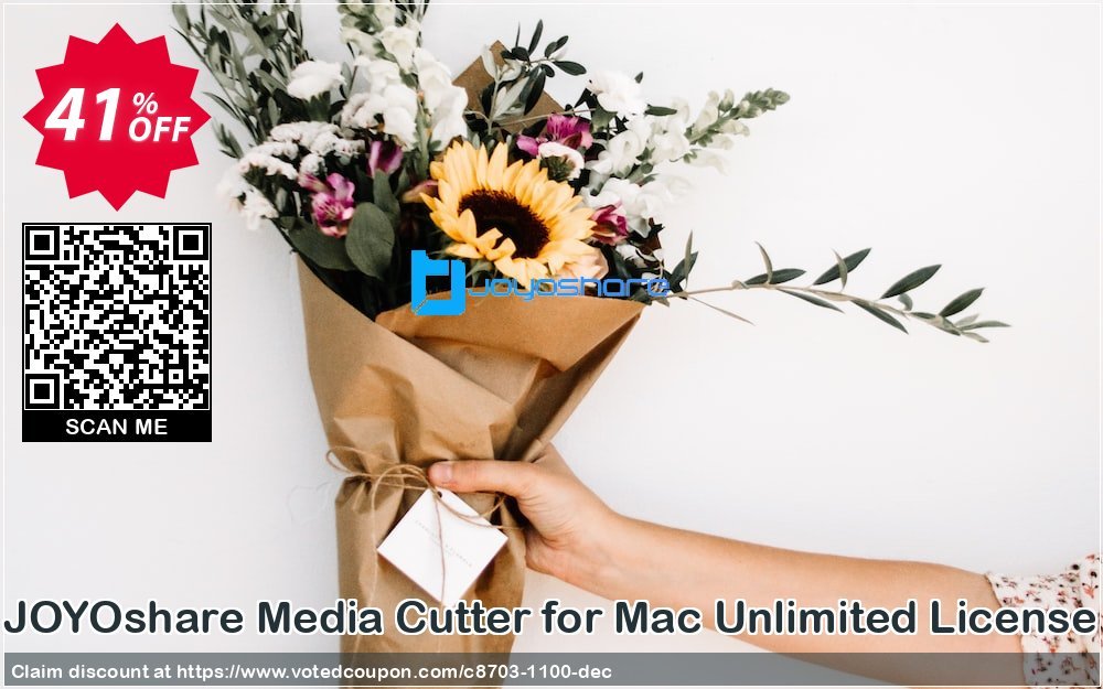 JOYOshare Media Cutter for MAC Unlimited Plan Coupon, discount 40% OFF JOYOshare Media Cutter for Mac Unlimited License, verified. Promotion: Fearsome sales code of JOYOshare Media Cutter for Mac Unlimited License, tested & approved