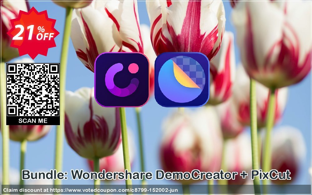 Bundle: Wondershare DemoCreator + PixCut