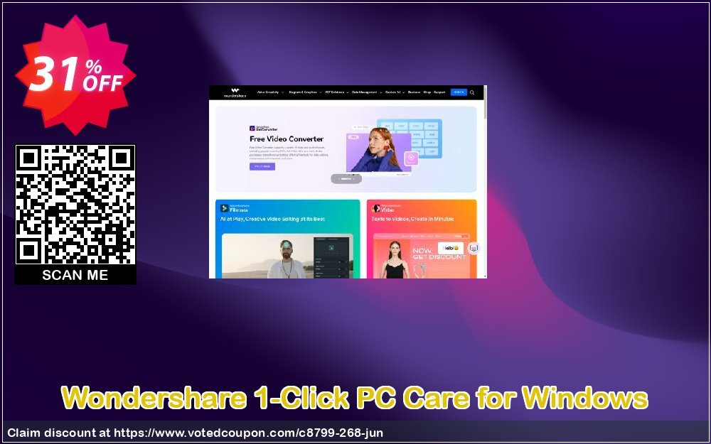 Wondershare 1-Click PC Care for WINDOWS