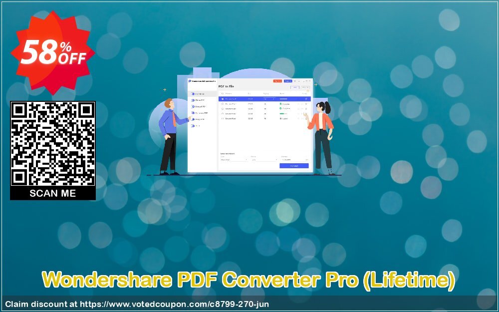Wondershare PDF Converter Pro, Lifetime 