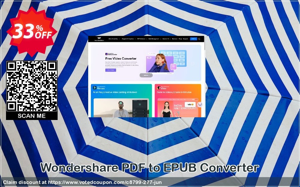 Wondershare PDF to EPUB Converter Coupon Code Jun 2024, 33% OFF - VotedCoupon