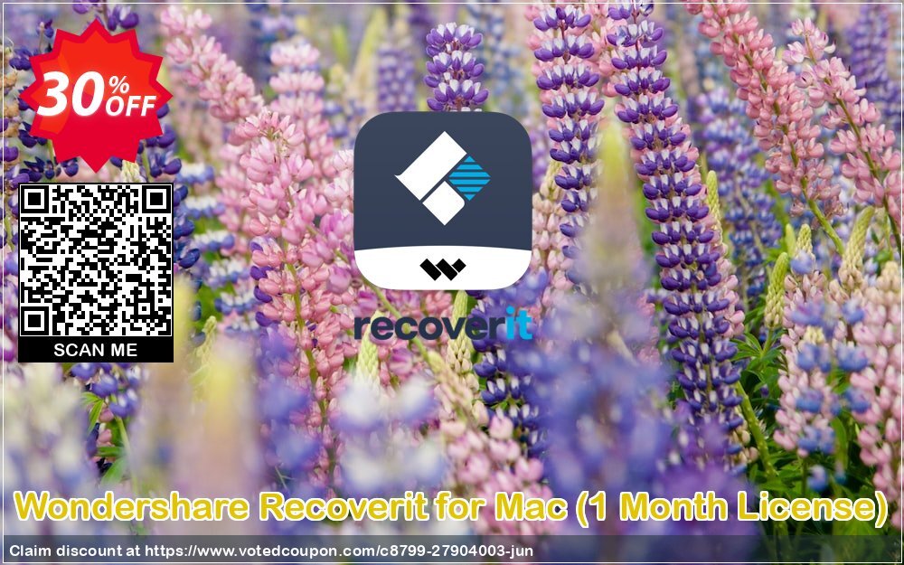 Wondershare Recoverit for MAC, Monthly Plan 