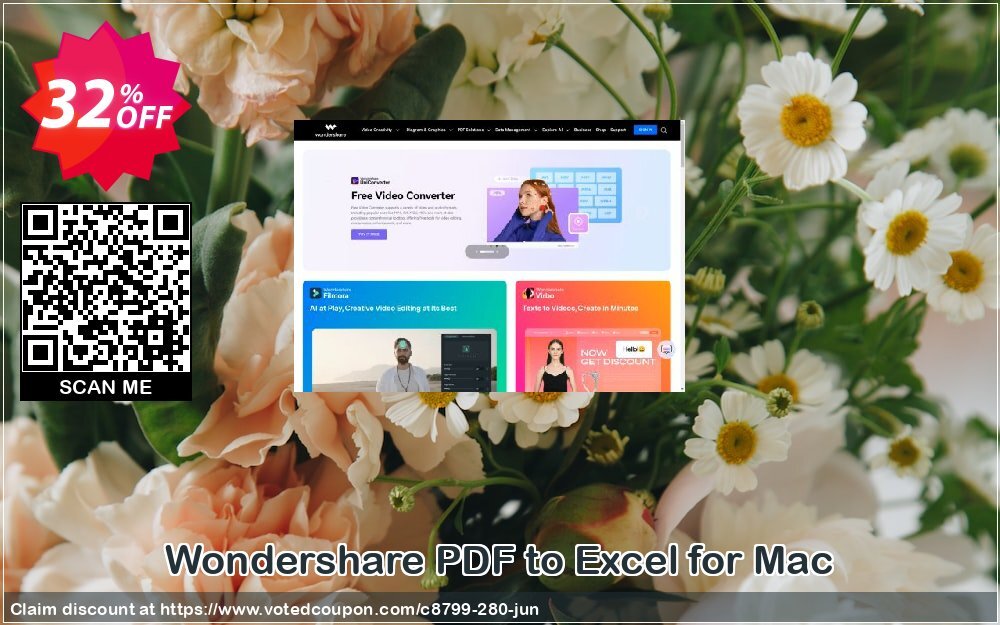 Wondershare PDF to Excel for MAC