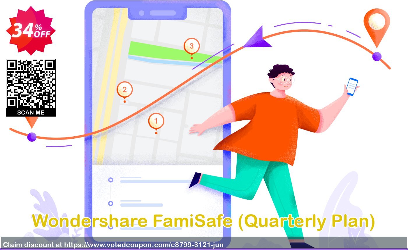 Wondershare FamiSafe, Quarterly Plan  Coupon Code Jun 2024, 34% OFF - VotedCoupon