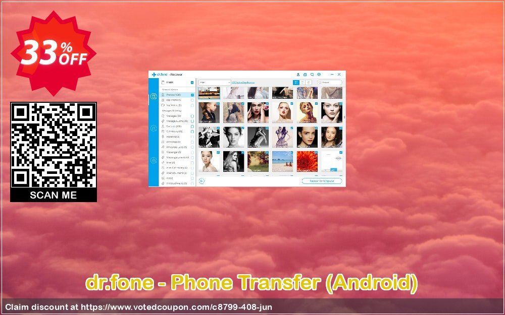 dr.fone - Phone Transfer, Android  Coupon, discount 30% Wondershare Software (8799). Promotion: 30% Wondershare Software (8799)