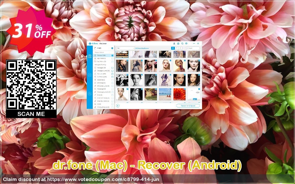 dr.fone, MAC - Recover, Android  Coupon, discount Dr.fone all site promotion-30% off. Promotion: 30% Wondershare Software (8799)