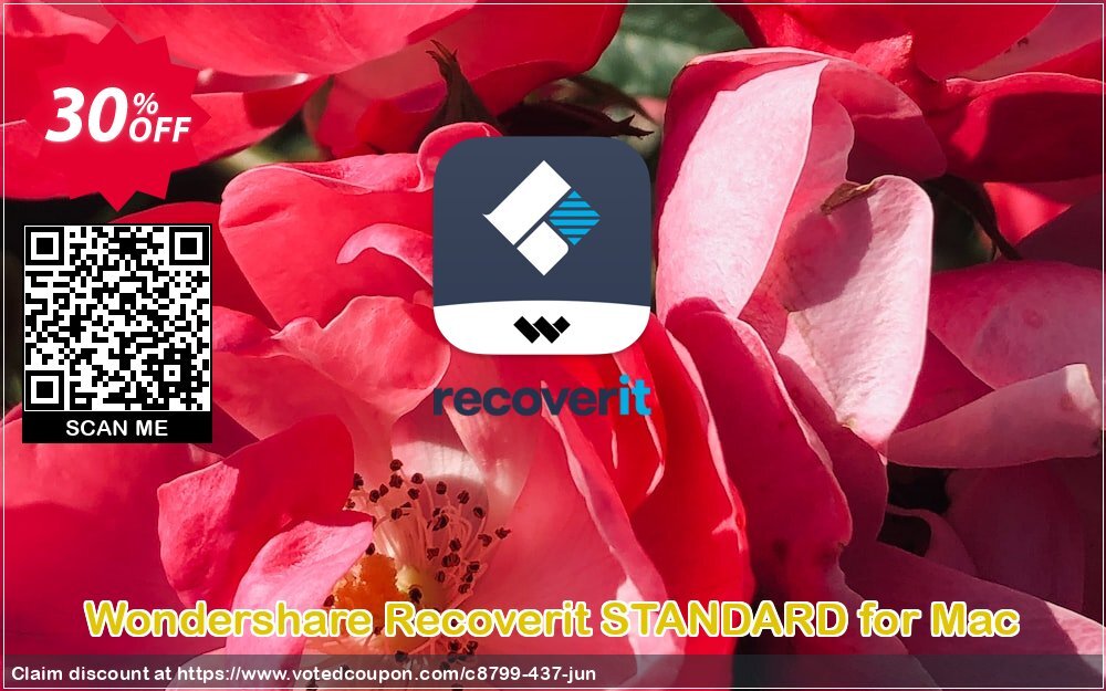 Wondershare Recoverit STANDARD for MAC Coupon, discount 30% OFF Recoverit STANDARD for Mac, verified. Promotion: Wondrous discounts code of Recoverit STANDARD for Mac, tested & approved
