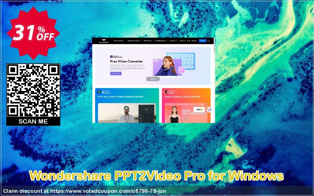Wondershare PPT2Video Pro for WINDOWS