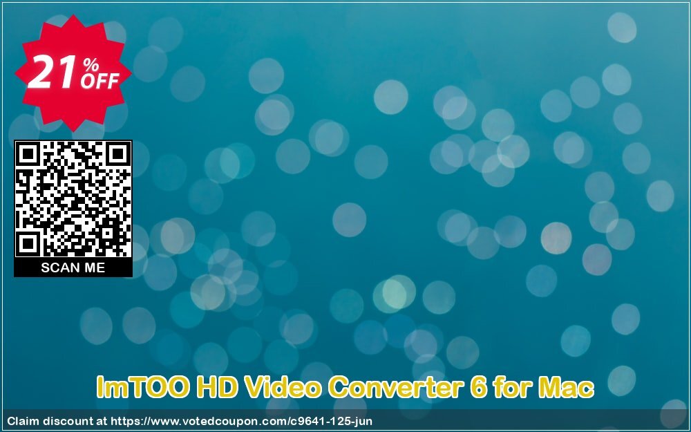 ImTOO HD Video Converter 6 for MAC Coupon, discount ImTOO coupon discount (9641). Promotion: ImTOO promo code