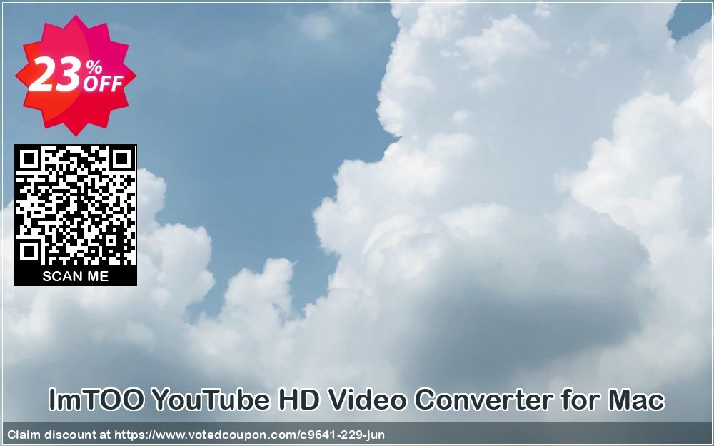 ImTOO YouTube HD Video Converter for MAC Coupon, discount ImTOO coupon discount (9641). Promotion: ImTOO promo code
