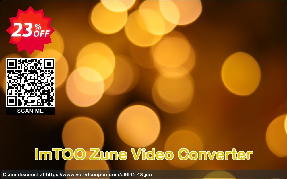 ImTOO Zune Video Converter Coupon, discount ImTOO coupon discount (9641). Promotion: ImTOO promo code