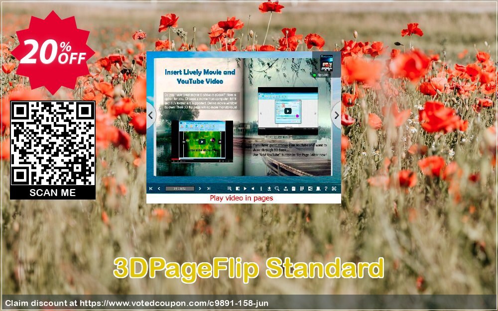 3DPageFlip Standard Coupon, discount A-PDF Coupon (9891). Promotion: 20% IVS and A-PDF