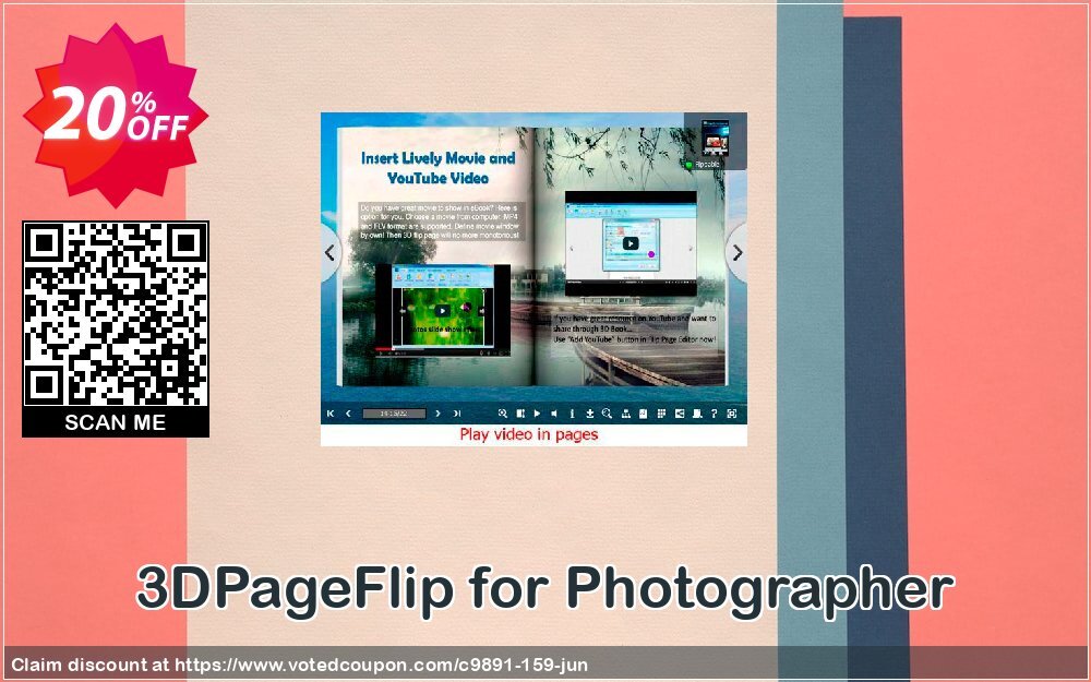 3DPageFlip for Photographer Coupon, discount A-PDF Coupon (9891). Promotion: 20% IVS and A-PDF