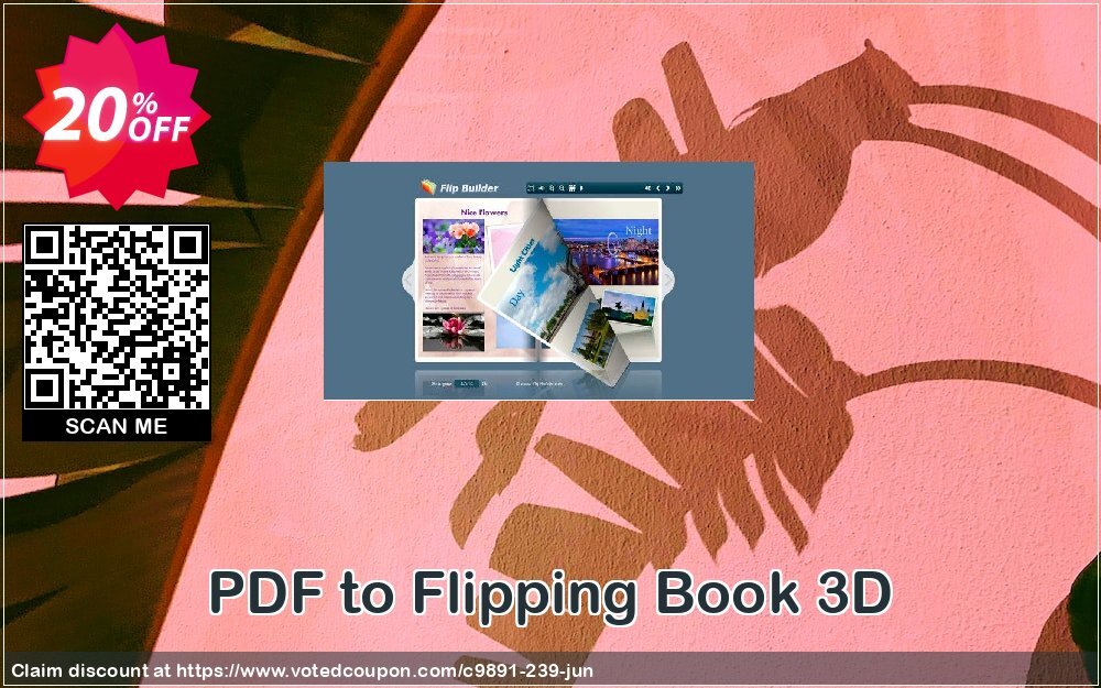 PDF to Flipping Book 3D Coupon, discount A-PDF Coupon (9891). Promotion: 20% IVS and A-PDF