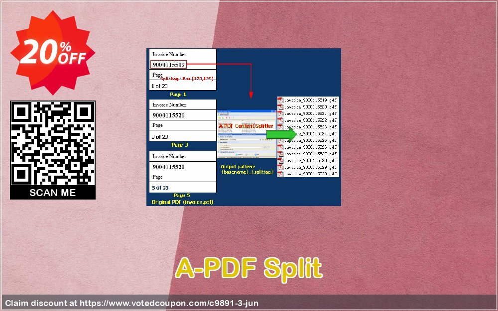 A-PDF Split Coupon, discount A-PDF Coupon (9891). Promotion: 20% IVS and A-PDF
