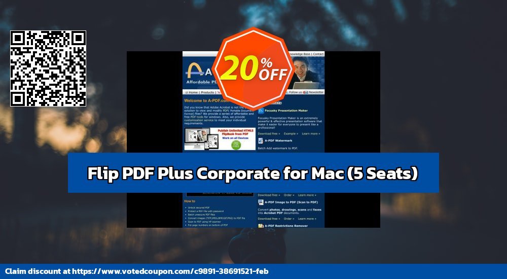 Flip PDF Plus Corporate for MAC, 5 Seats 