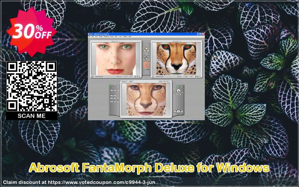 Abrosoft FantaMorph Deluxe for WINDOWS Coupon, discount Abrosoft FantaMorph Promo code. Promotion: FantaMorph coupon code for Windows