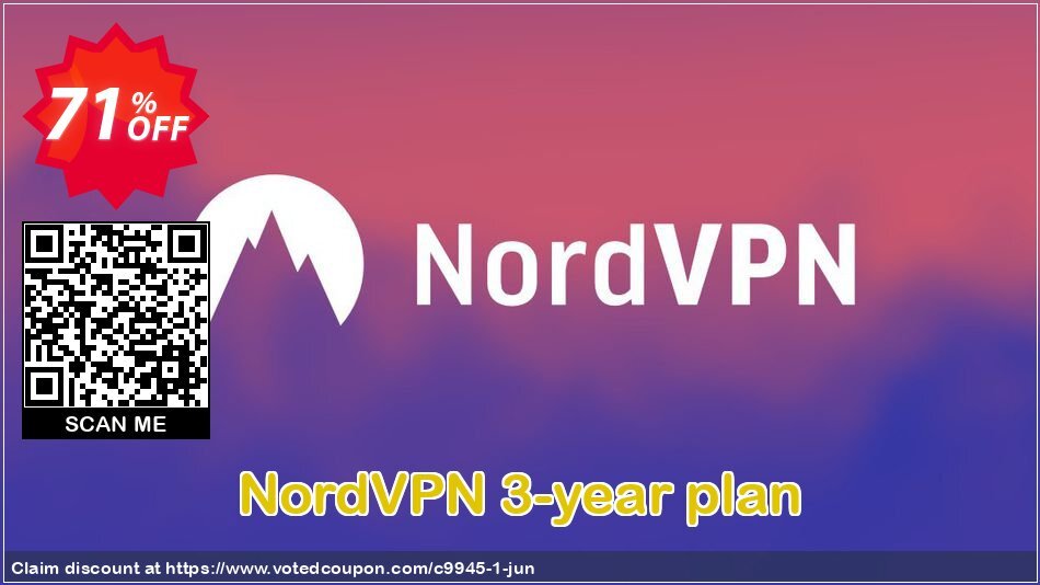 NordVPN 3-year plan Coupon Code Jun 2024, 71% OFF - VotedCoupon