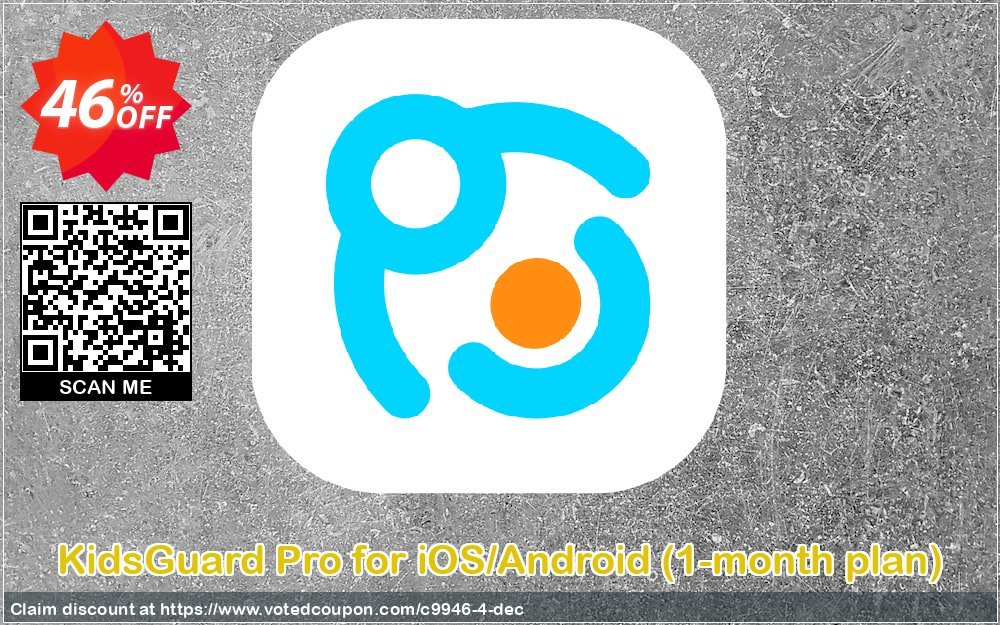 KidsGuard Pro for iOS/Android, 1-month plan 