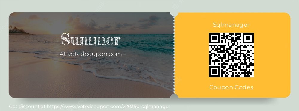 Sqlmanager Coupon discount, offer to 2024 Summer