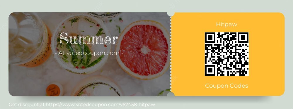 Hitpaw Coupon discount, offer to 2024 Summer